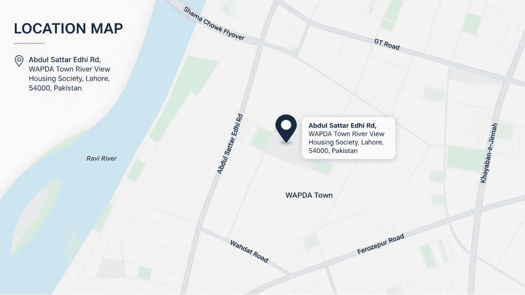 Union Town Lahore location map