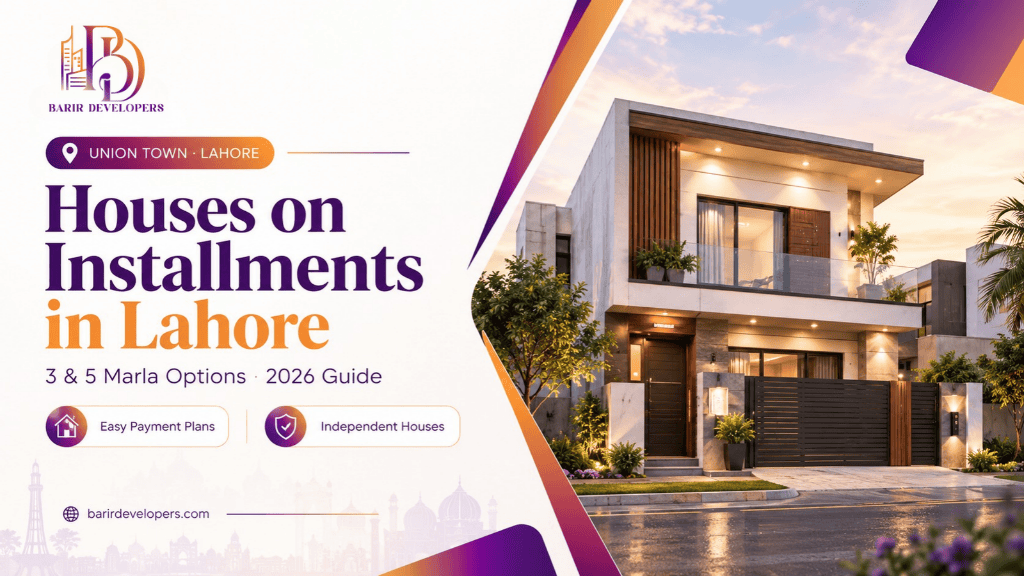 houses on installments in Lahore