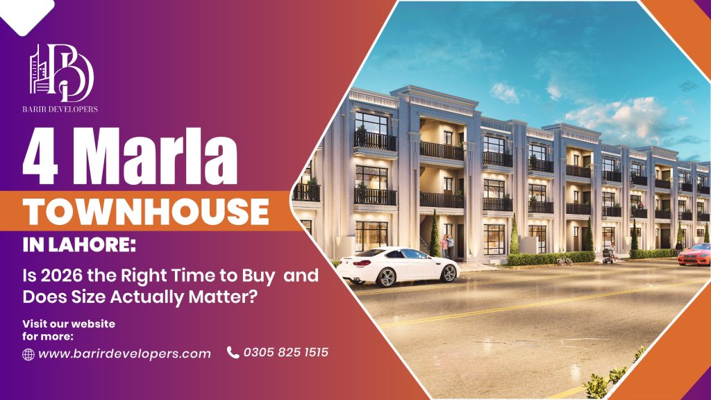 4 Marla Townhouse Lahore